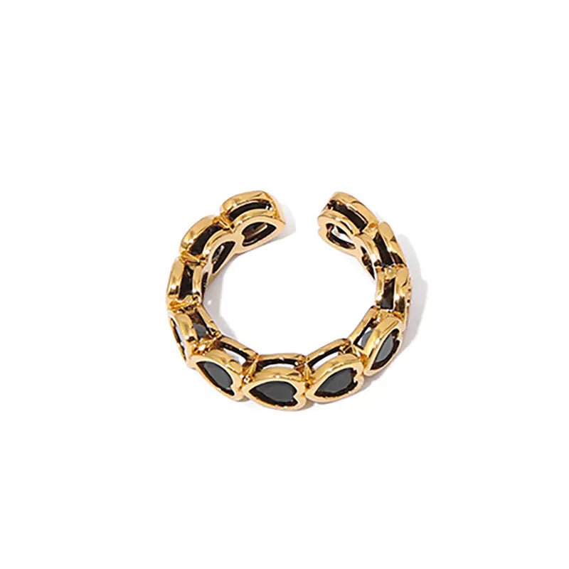 18K Gold Plated Love Heart-Shaped Ring