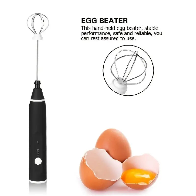 Handheld Electric Egg Beater with 3 Speed Settings