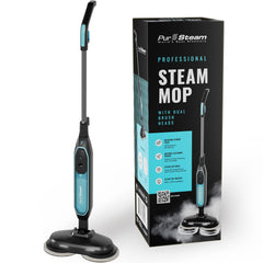 PurSteam Professional Steam Mop | Multi-Surface Floor Cleaner for Hardwood, Tile, Laminate & Carpet | Fast Heating, Lightweight & Chemical-Free Cleaning