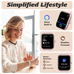 IDW25 Smart Watch for Men/Women with Bluetooth Call, Health and Fitness Monitoring