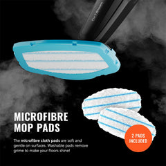 PurSteam Professional Steam Mop | Multi-Surface Floor Cleaner for Hardwood, Tile, Laminate & Carpet | Fast Heating, Lightweight & Chemical-Free Cleaning