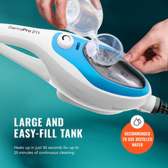 PurSteam Professional Steam Mop | Multi-Surface Floor Cleaner for Hardwood, Tile, Laminate & Carpet | Fast Heating, Lightweight & Chemical-Free Cleaning