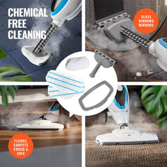 PurSteam Professional Steam Mop | Multi-Surface Floor Cleaner for Hardwood, Tile, Laminate & Carpet | Fast Heating, Lightweight & Chemical-Free Cleaning