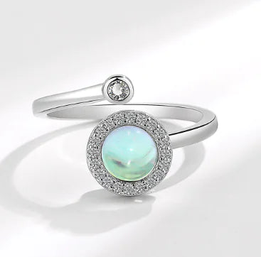 Stylish Rotatable Fidget Ring for Women with Personality