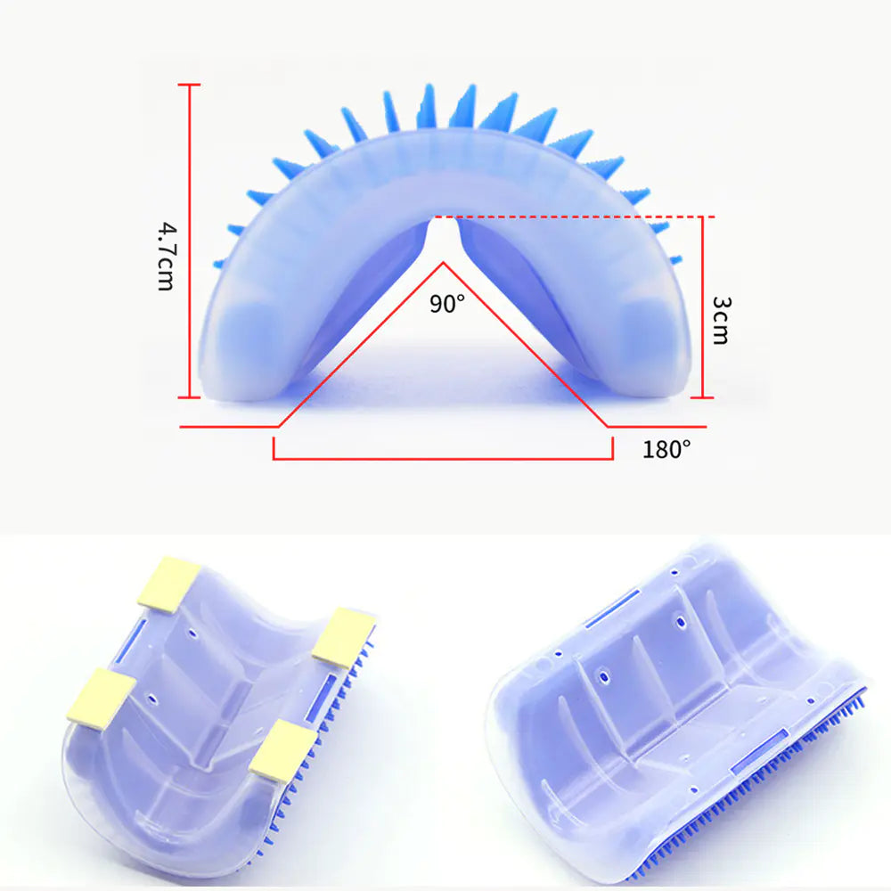 Cat Self Groomer Wall Corner Massage Comb