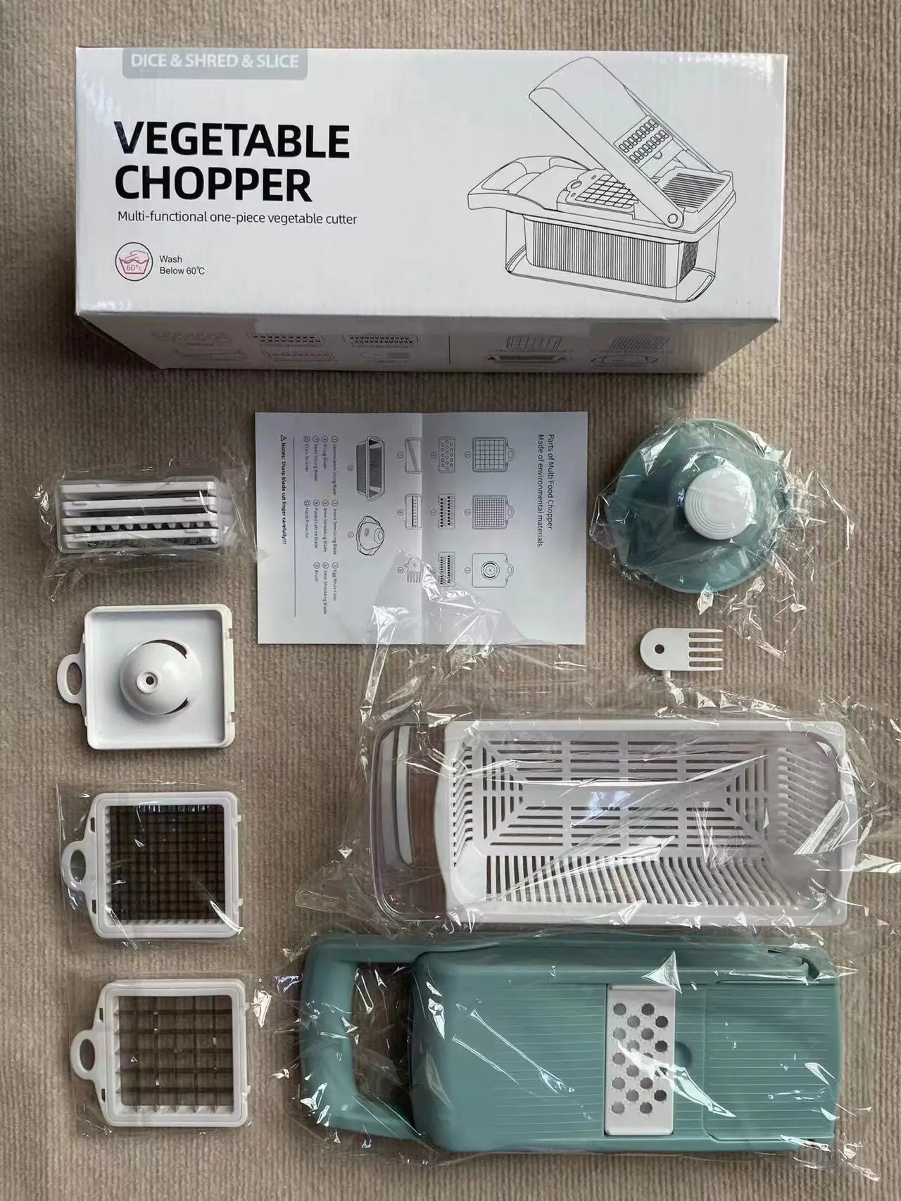 Multi-Functional Vegetable Chopper and Slicer