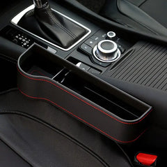 Car Seat Gap Storage Box with Cup Holder and Organizer