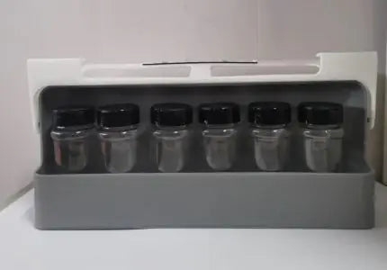 Under-Shelf Spice Storage Rack with Optional Bottles
