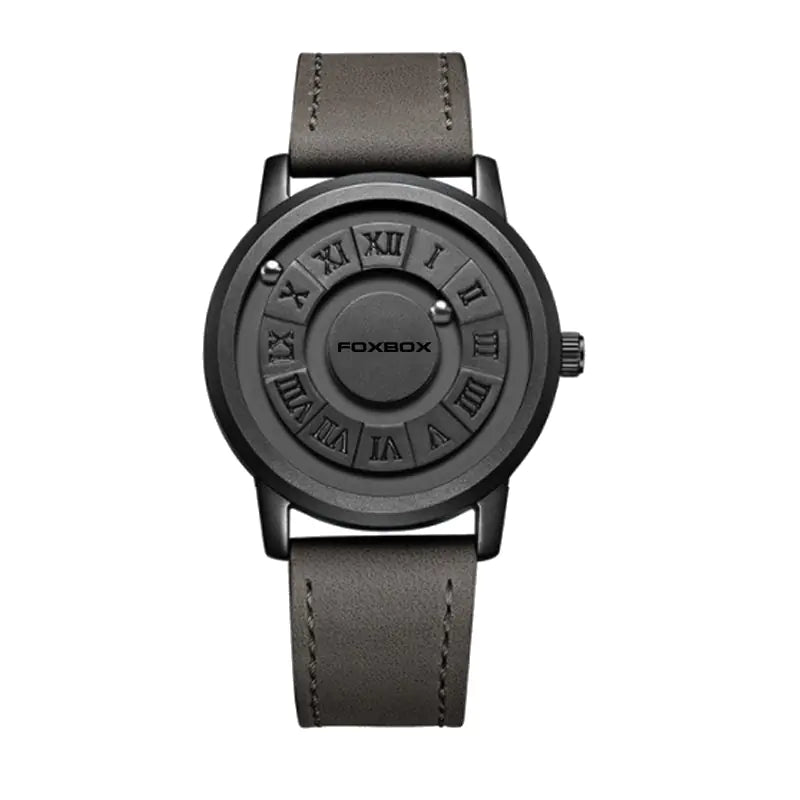 Magnetic Rolling Ball Men's Creative Watch with Edge Design