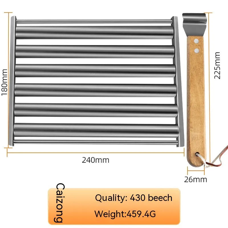 Removable Stainless Steel Hot Dog Rolling Rack