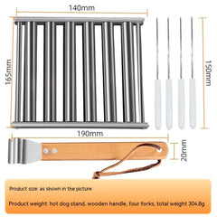 Removable Stainless Steel Hot Dog Rolling Rack