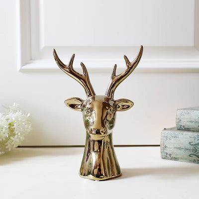 Ceramic Deer Head Decor and Jewelry Holder