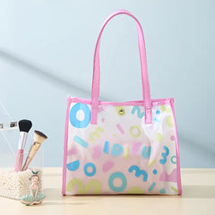 Premium Waterproof Makeup Bag with Handle (Large Capacity)