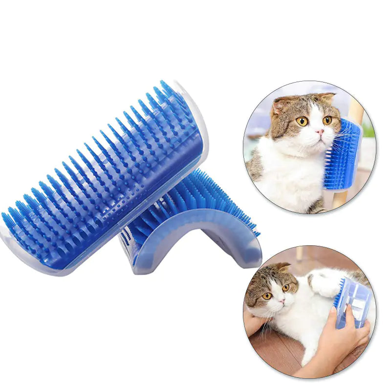 Cat Self Groomer Wall Corner Massage Comb