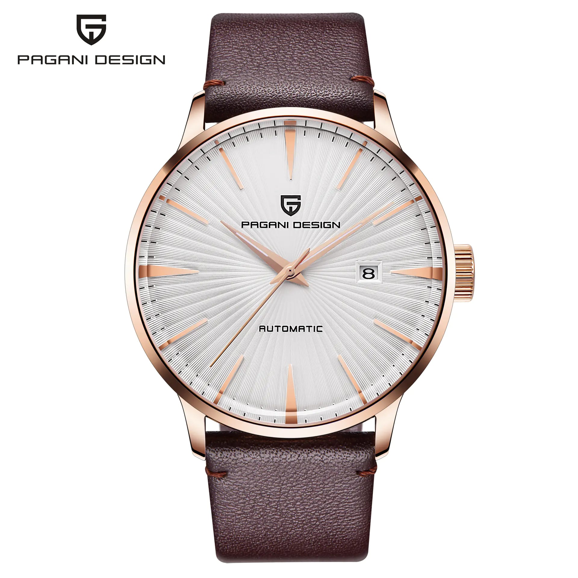 Men's Waterproof Steel Band Mechanical Watch