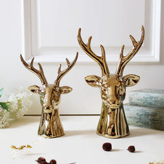 Ceramic Deer Head Decor and Jewelry Holder