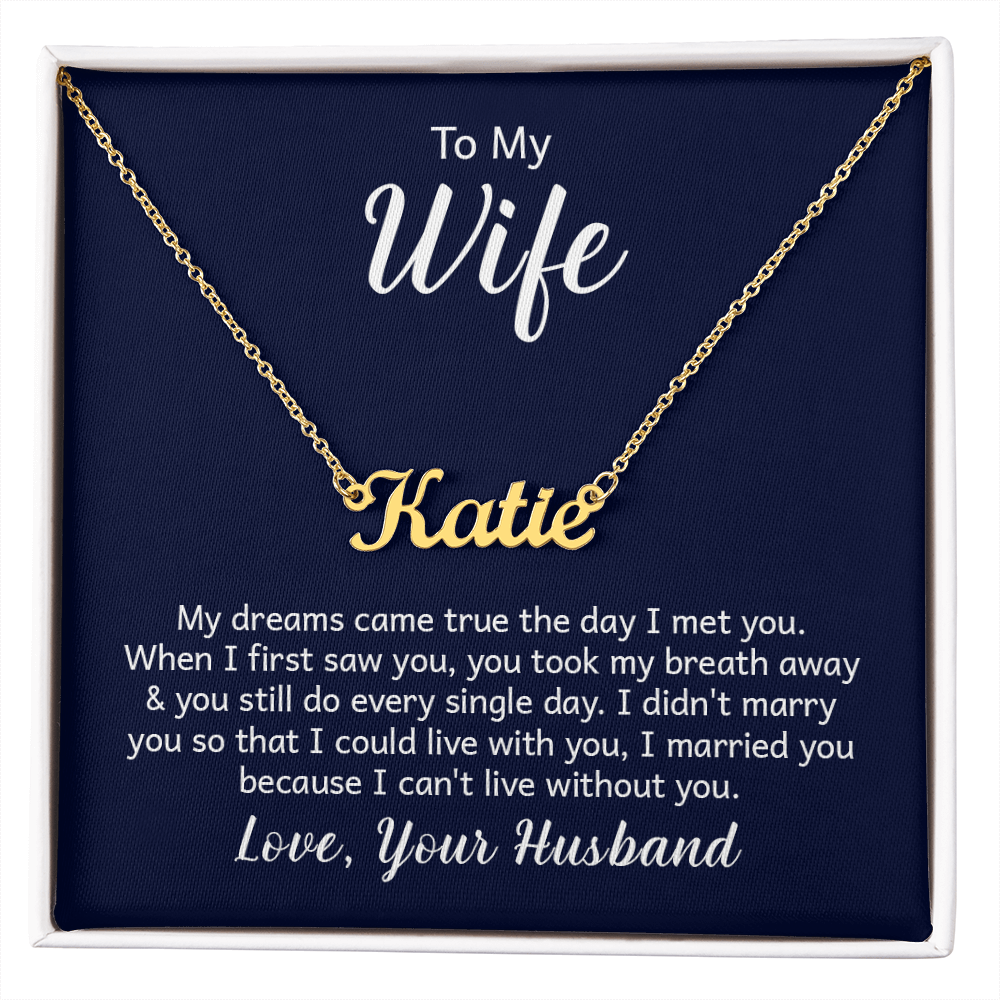 Custom Name Necklace – A Meaningful Gift That Shines with Personal Touch