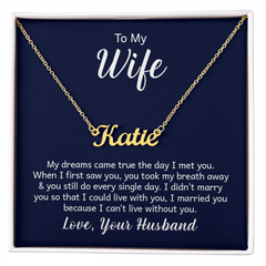 Custom Name Necklace – A Meaningful Gift That Shines with Personal Touch