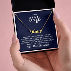 Custom Name Necklace – A Meaningful Gift That Shines with Personal Touch