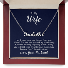 Custom Name Necklace – A Meaningful Gift That Shines with Personal Touch