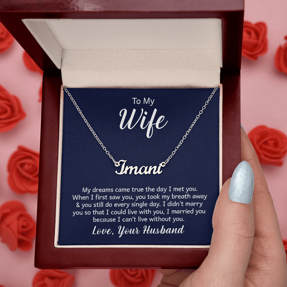 Custom Name Necklace – A Meaningful Gift That Shines with Personal Touch