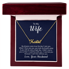 Custom Name Necklace – A Meaningful Gift That Shines with Personal Touch