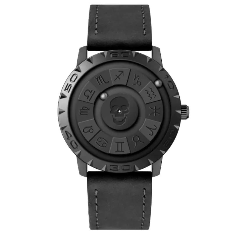 Magnetic Rolling Ball Men's Creative Watch with Edge Design