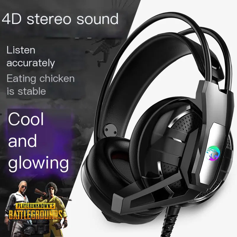 Yobao A12 Wired 7.1 Gaming Headset with Lights