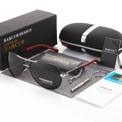 Classic Polarized Sunglasses for Men - BARCUR Design