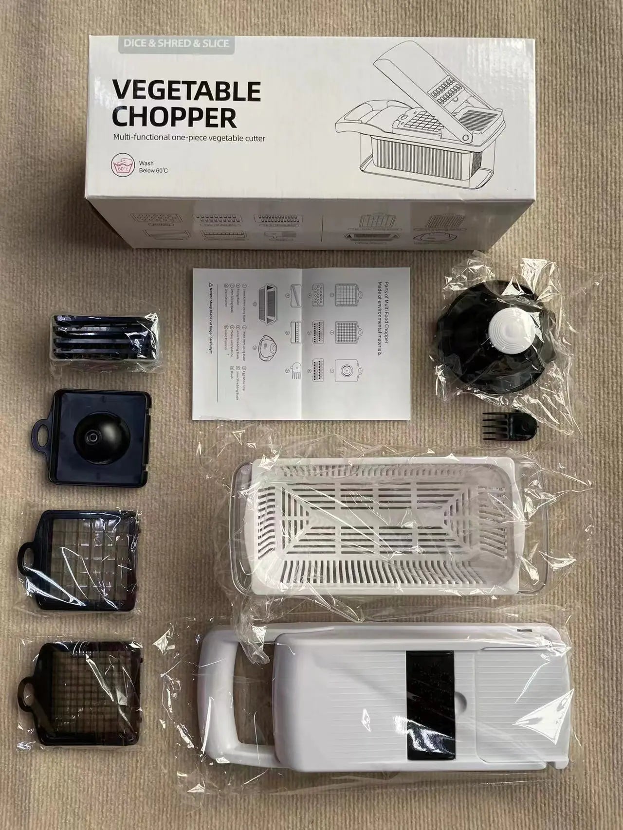 Multi-Functional Vegetable Chopper and Slicer
