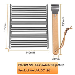 Removable Stainless Steel Hot Dog Rolling Rack