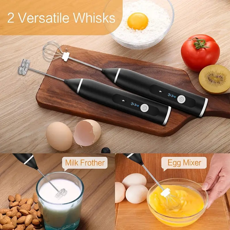 Handheld Electric Egg Beater with 3 Speed Settings