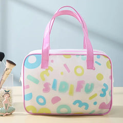 Premium Waterproof Makeup Bag with Handle (Large Capacity)