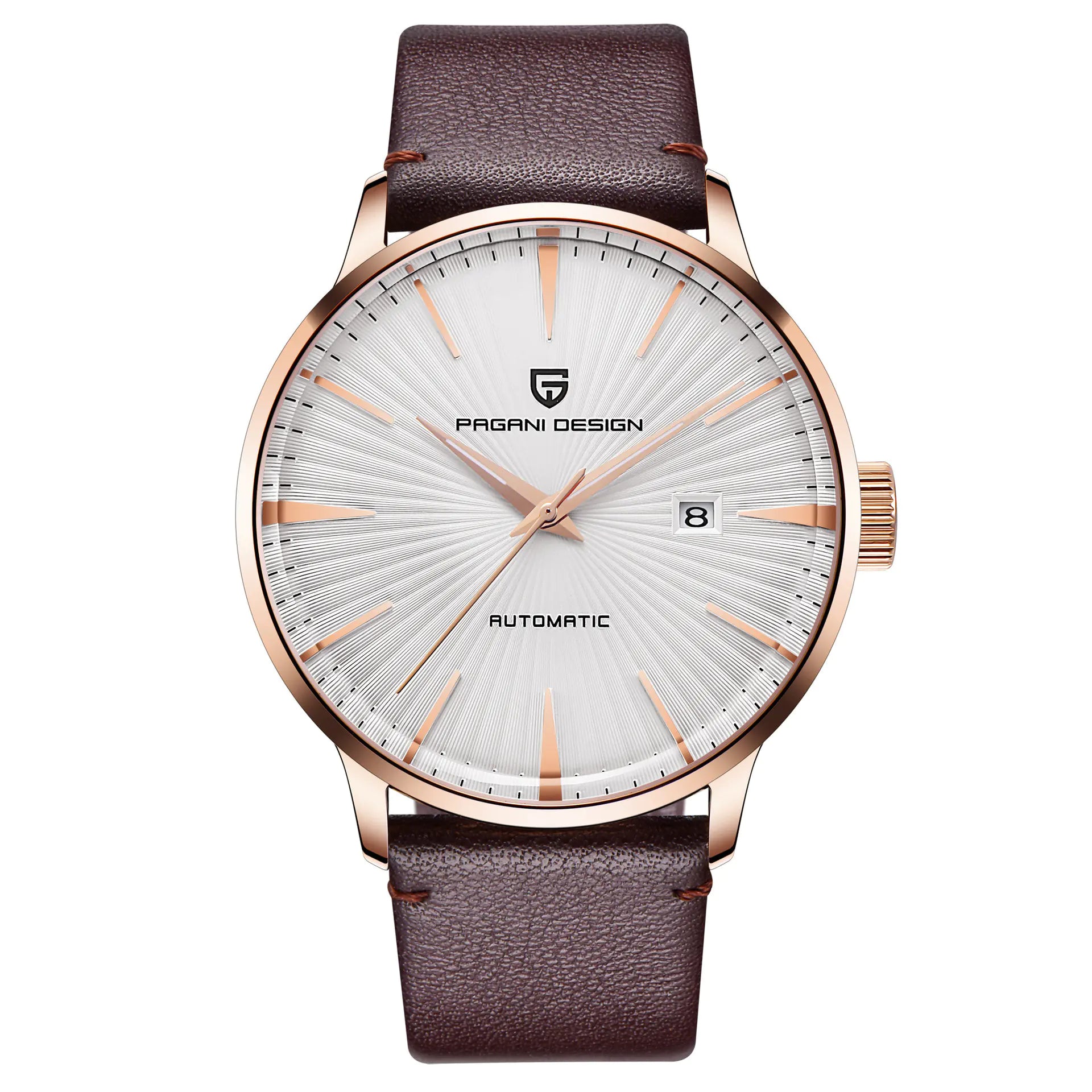 Men's Waterproof Steel Band Mechanical Watch