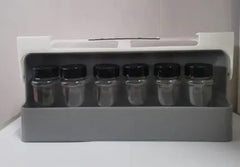 Under-Shelf Spice Storage Rack with Optional Bottles