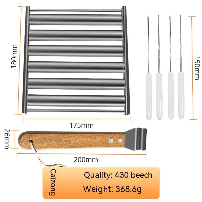 Removable Stainless Steel Hot Dog Rolling Rack