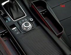 Car Seat Gap Storage Box with Cup Holder and Organizer
