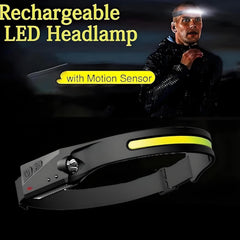 Light Headband, Rechargeable USB Type-C Lightweight Headlamp (1Set)