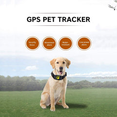 GPS Dog Cat Collar - Water-Resistant Pet Tracker With Callback Function, USB Charging, Smart Anti-Lost Location Device, Unlimited Range Activity Tracker