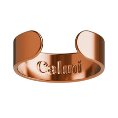 CALMI - Magnetic Wellness Ring with Adjustable Stainless Steel Design | Wearable Magnetic Field Accessory for General Wellbeing | Unisex (Silver)