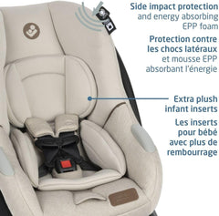 Maxi-Cosi Mico Luxe+ Infant Car Seat, Lightweight, Easy Install with MaxiLock™ Technology, Washable Seat Cover, ClimaFlow™ Ventilation, Side Impact Protection, EcoCare Fabrics