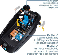 Maxi-Cosi Mico Luxe+ Infant Car Seat, Lightweight, Easy Install with MaxiLock™ Technology, Washable Seat Cover, ClimaFlow™ Ventilation, Side Impact Protection, EcoCare Fabrics