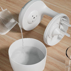 Anti Gravity Humidifier with Suspended Water Drop & Clock, 800ML Large Capacity Aroma Diffuser for Heavy Fog and Mute Office Bedroom Use (White 22.9x12cm/9.01x4.72inch) "As an Amazon Associate, I earn from qualifying purchases"