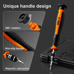 JOREST 38Pcs Small Precision Screwdriver Set, Tool Gifts for Men, Christmas Gifts for him with Torx T5, T6, Repair Tool Kit for MacBook, Computer, Laptop, iPhone, PS4 PS5, Xbox, Switch, Glasses