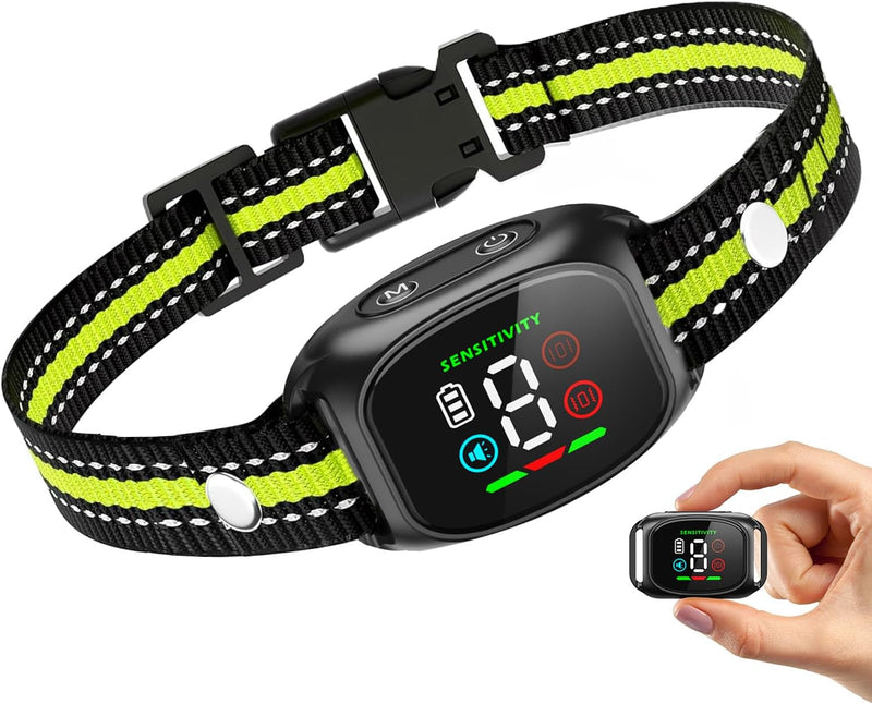 Dog Bark Collar, Tiny Bark Collar for Small Dogs 5-15lbs, Medium, Large Dogs, Automatic Smart Bark Collar, IP67 Waterproof No Shock Anti Barking Collar