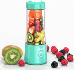 Mulli Portable Blender,USB Rechargeable Personal Mixer for Smoothie and Shakes, Mini Blender with Six Blades for Baby Food,Travel,Gym(Update)