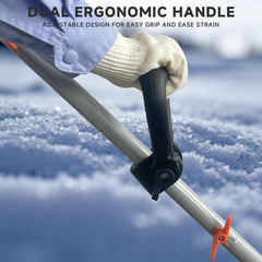 Cordless Snow Shovel, 24V | 13-Inch | 4-Ah Battery Powered Snow Blower, 400W Motor, Battery & Fast Charger Included, Electric Snow Removal for Driveways, Steps and Walkways