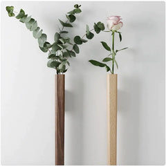 Japanese-Style Wall Hanging Vase for Flower Arrangements & Hydroponics